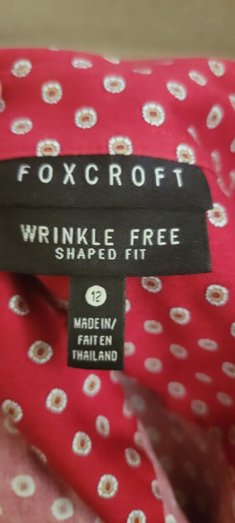 Foxcroft Wrinkle Free Button-Up Shirt