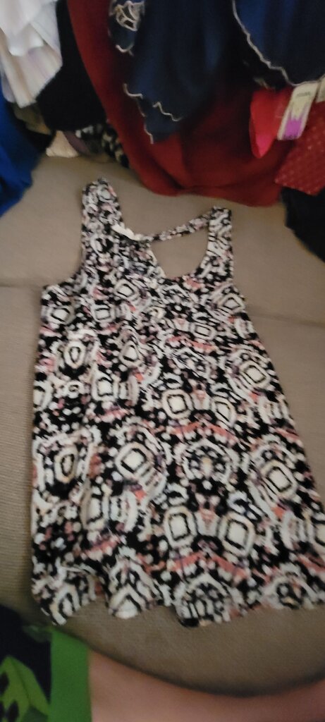 Pink Rose Floral Print Tank Top