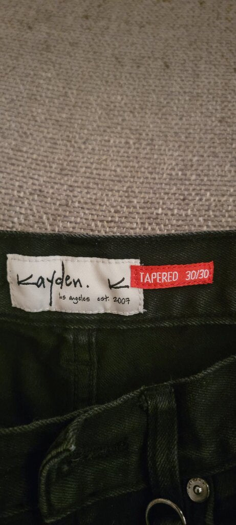Kayden Tapered Black Denim Shorts