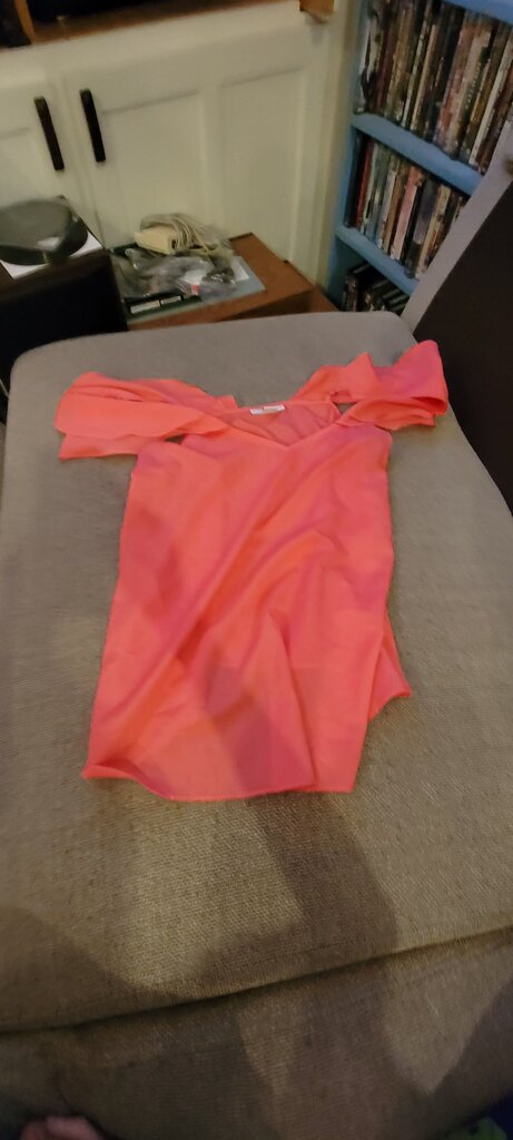 Bar III Women's Peach Color Top
