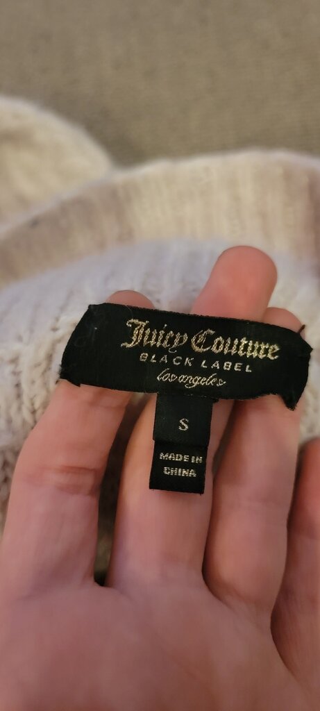 Juicy Couture Black Label Cable Knit Sweater