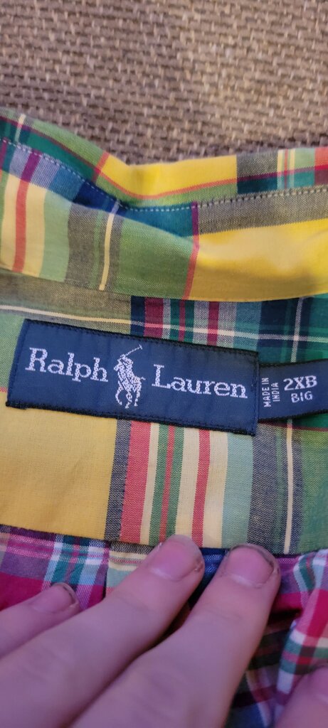 Ralph Lauren Plaid Short Sleeve Shirt