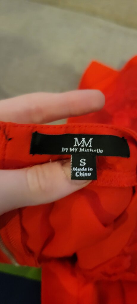 Women's Red Sleeveless Top by My Michelle