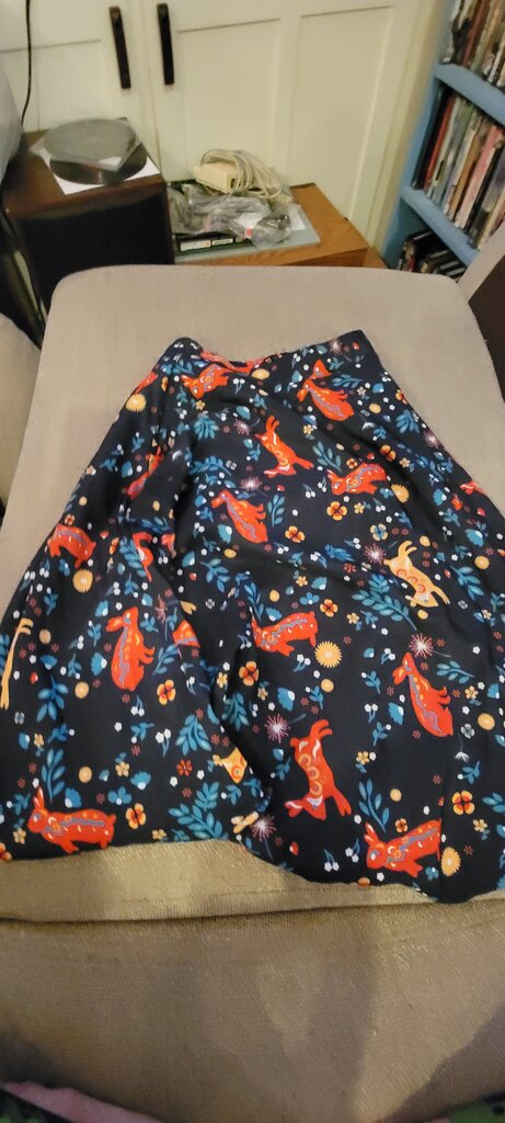 ModCloth Fox Print Skirt
