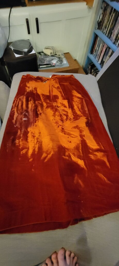 Vintage Velvet Maxi Skirt