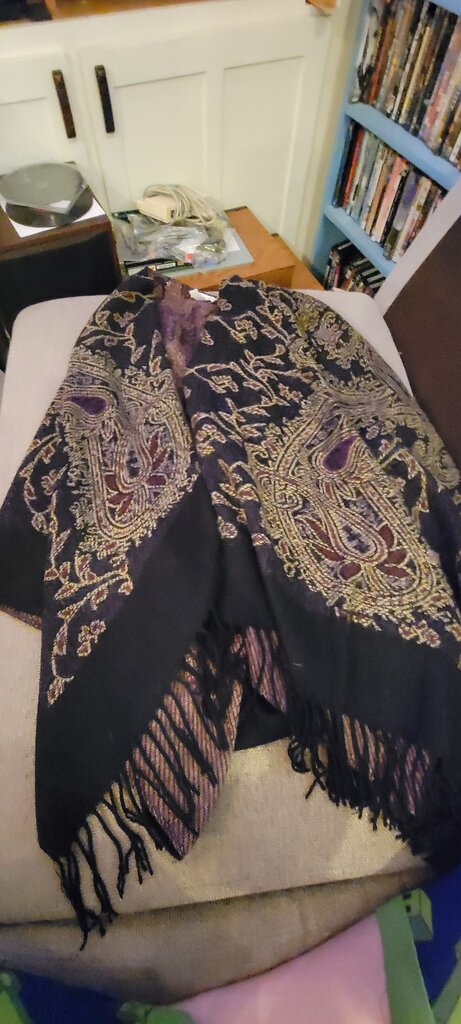 Indigo Soul Decorative Shawl