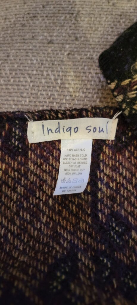 Indigo Soul Decorative Shawl