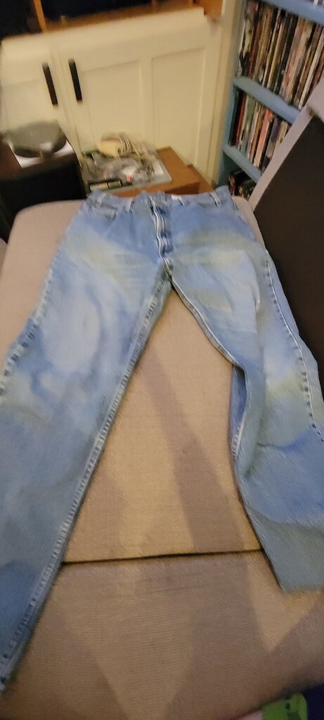 Vintage Levi's 505 Regular Fit Straight Legs Jeans 36X30 90s Y2K 00's 2000's worn fit