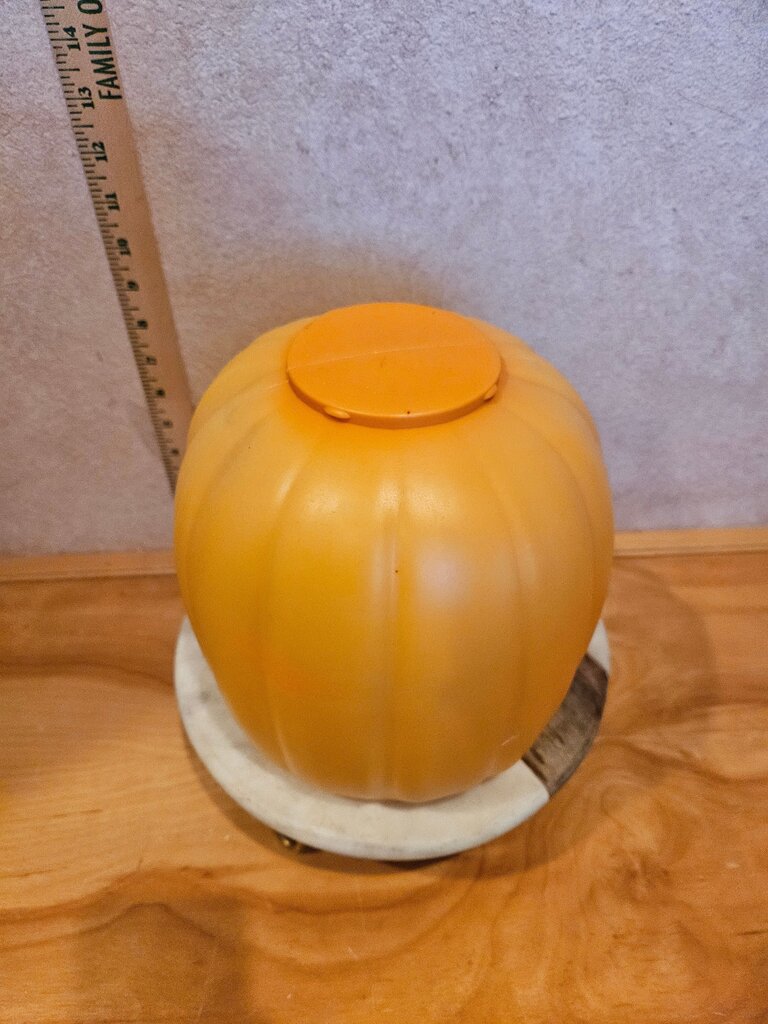Halloween Pumpkin Candy Bowl Bucket / plant holder Blow Mold General Foam Plastics
