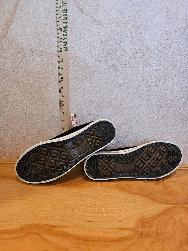 H.E.B. Black Canvas Sneakers