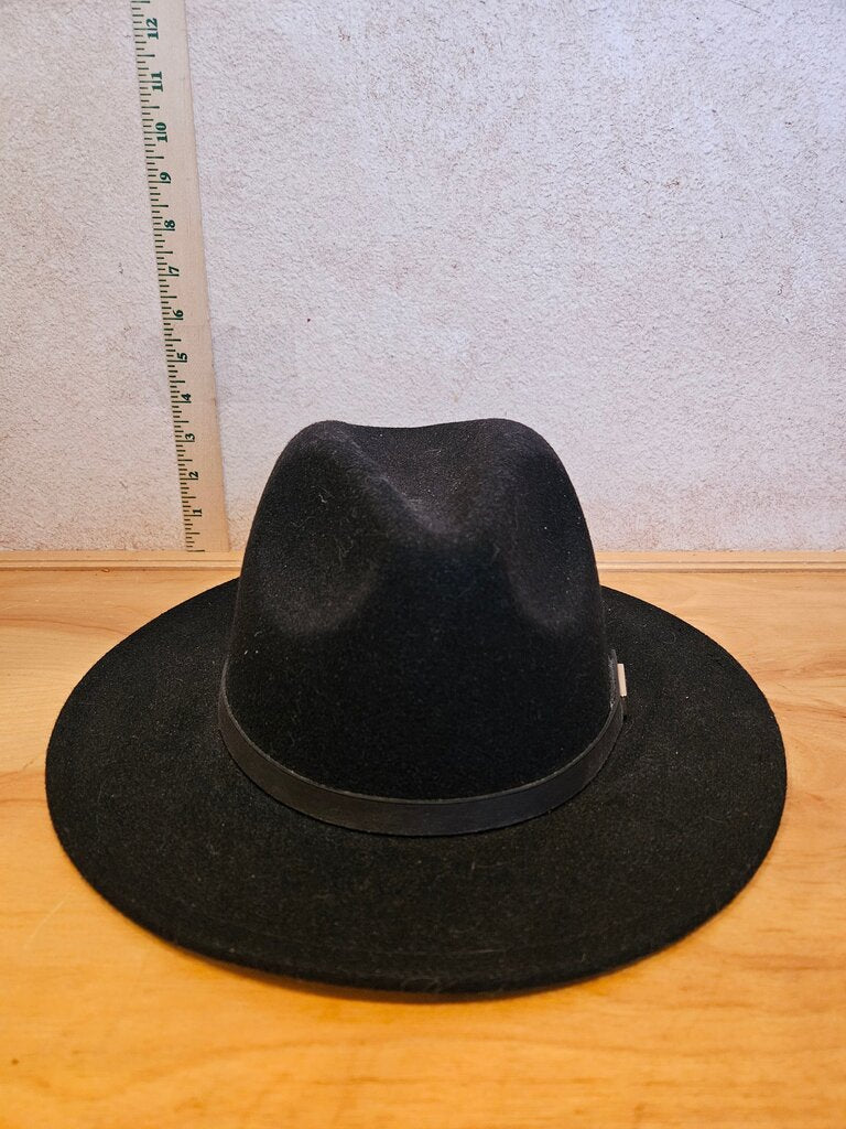 Black Wide-Brim Hat