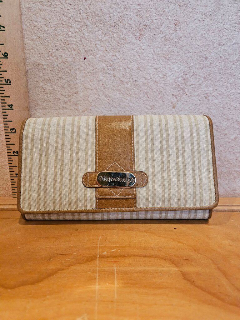 Michael Stevens Striped Wallet