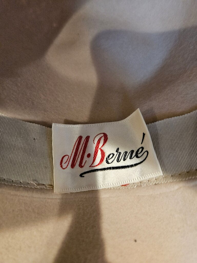 M. Berné Beige Felt Hat
