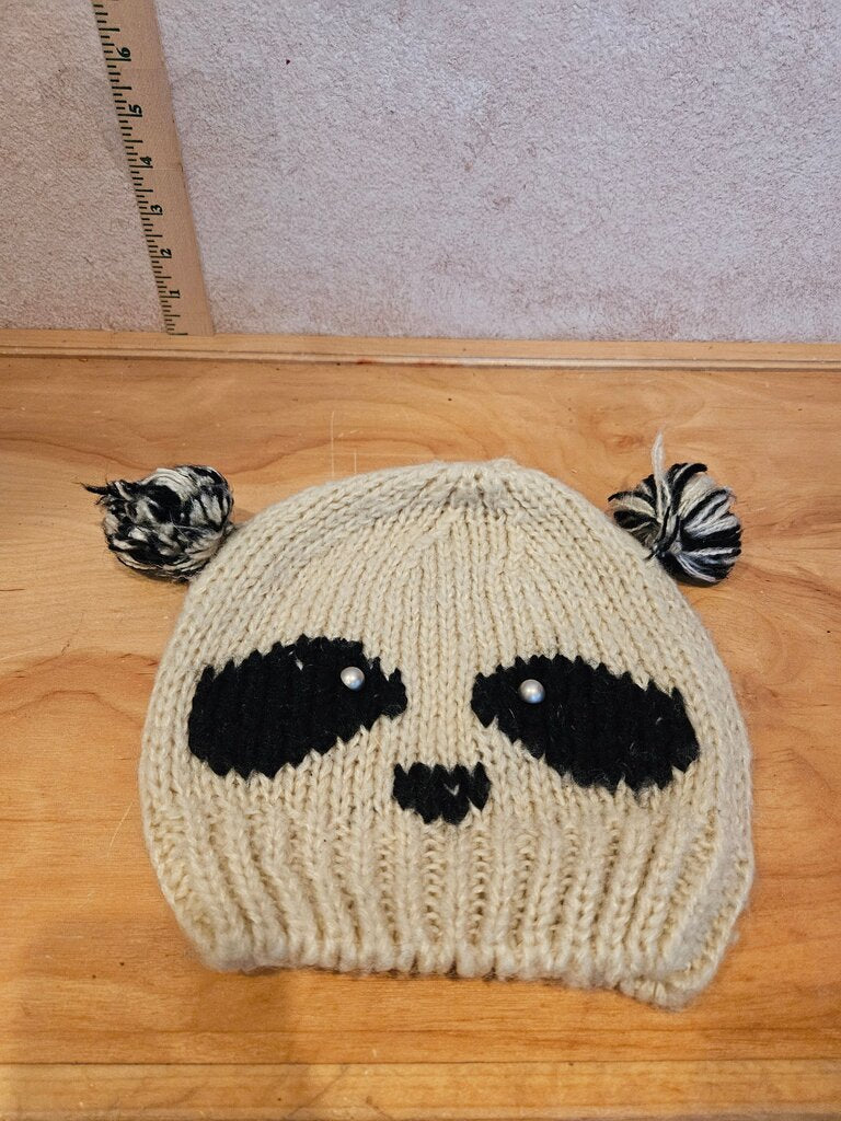 Panda Knitted Beanie Hat