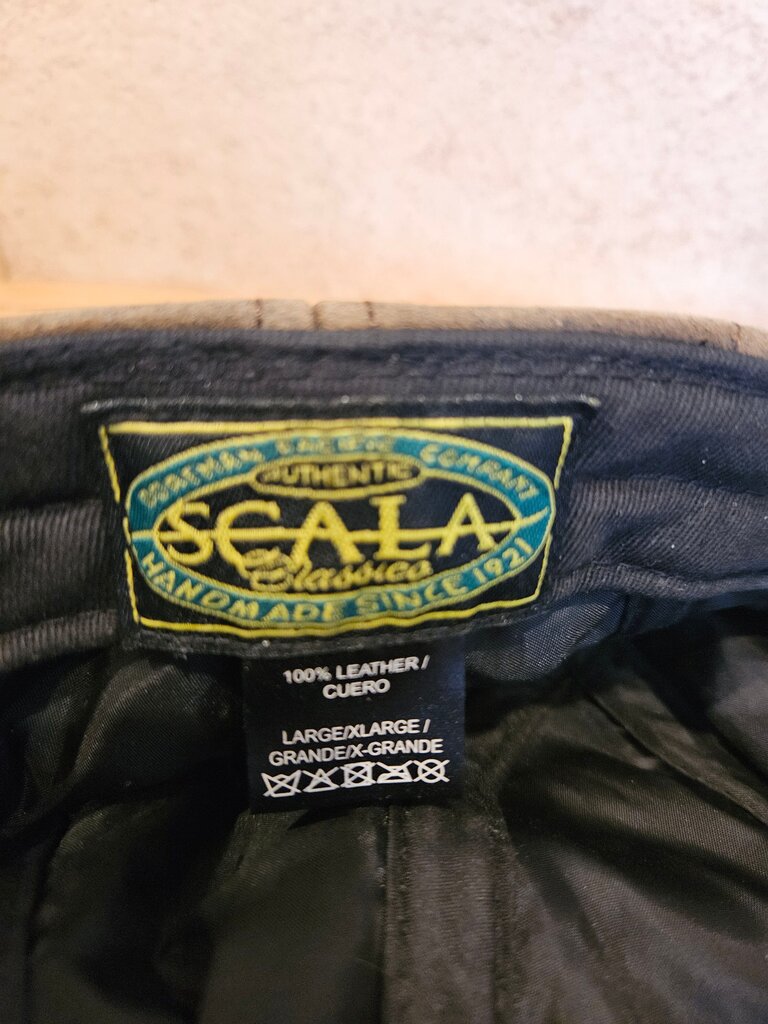 Scala Classic Leather Cap