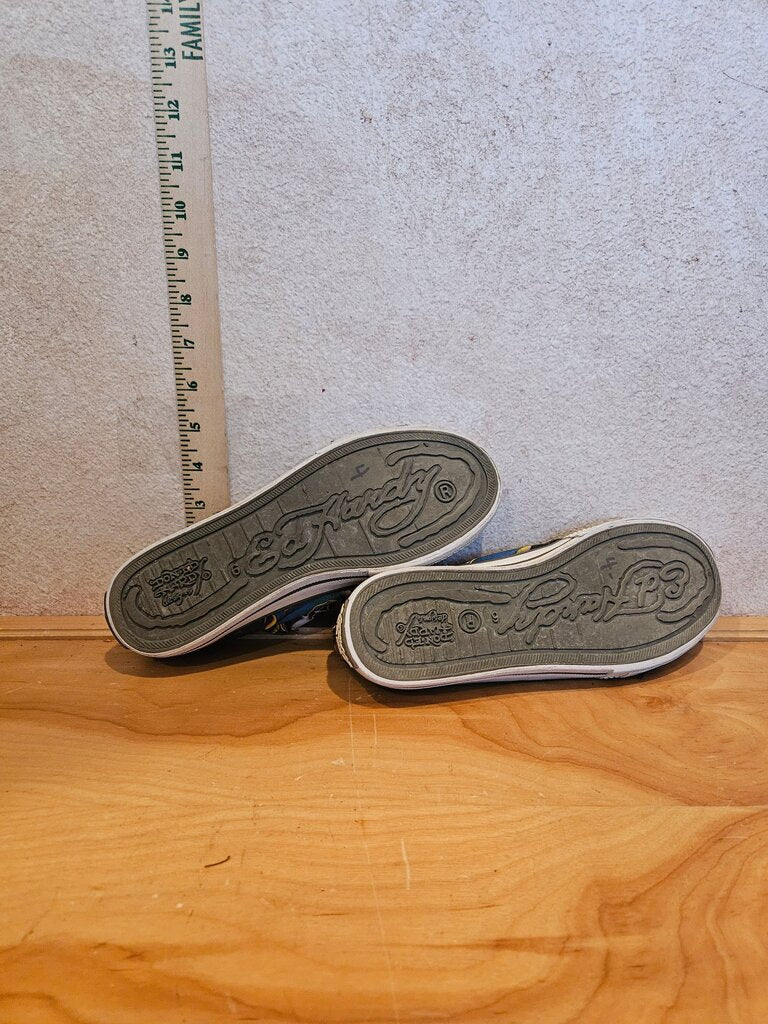 Don Ed Hardy Designed Colorful Slip-On Sneakers