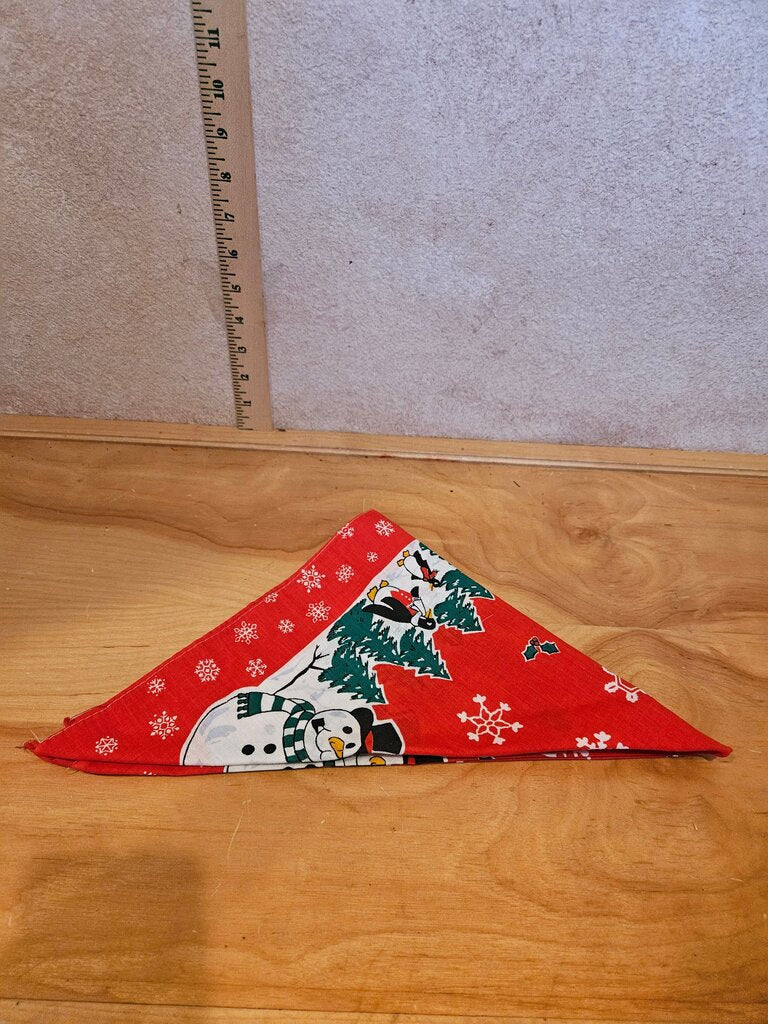 Vintage Holiday Snowman Bandana