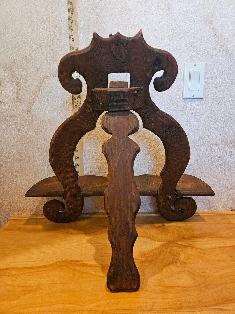 Ornate Hand carved Wooden Decorative Easel Shelf artwork book plate print art painting display
