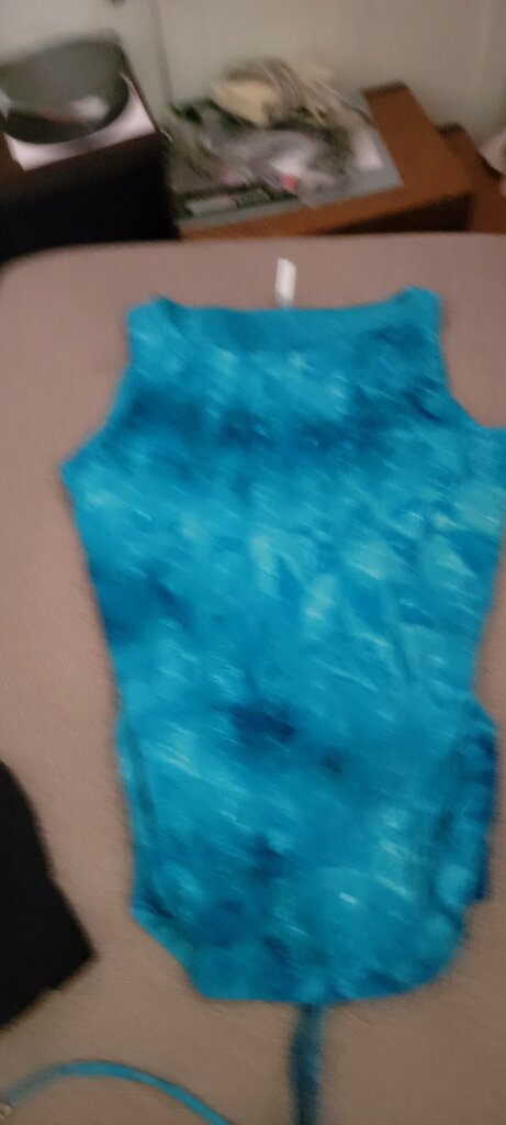 White Stag Women's Medium Aqua Blue Tank Top
