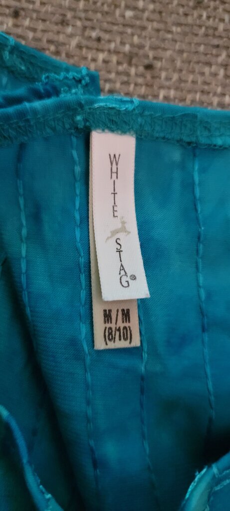 White Stag Women's Medium Aqua Blue Tank Top