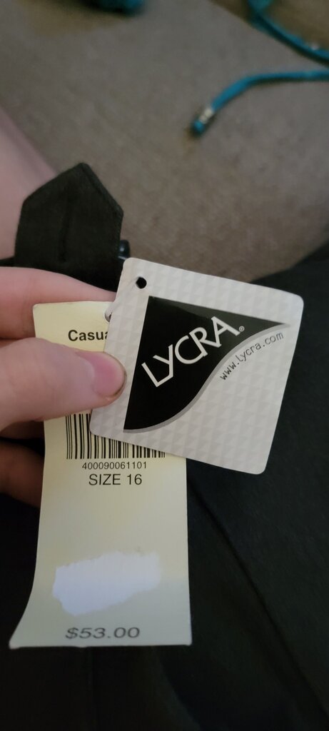Casual Lycra Pants Size 16