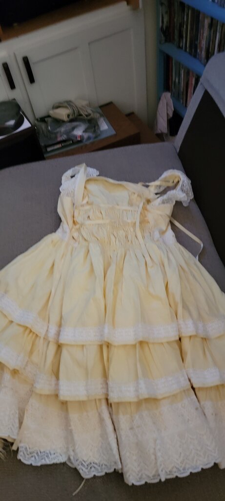 Yellow Ruffled Dress