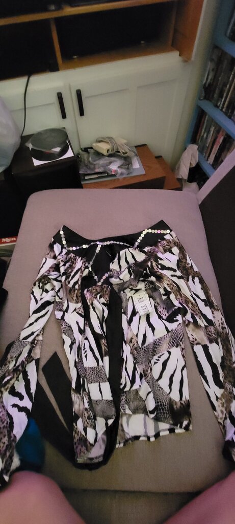 Kaelyn-Max Animal Print Blouse
