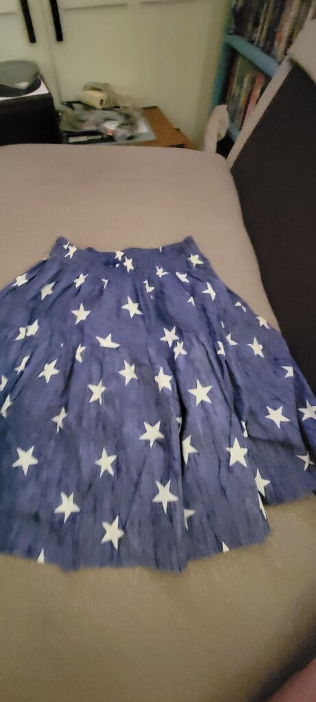 Star Print Skirt