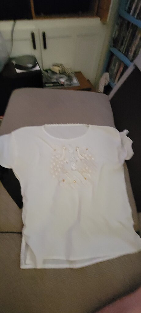 White Embroidered Blouse