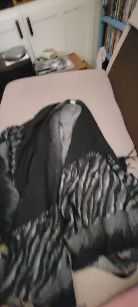 Black Oversized Wrap