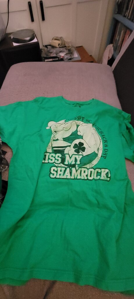 Kiss My Shamrock St. Patrick's Day T-Shirt