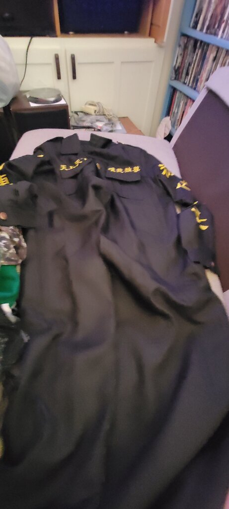 Black Military Style Uniform