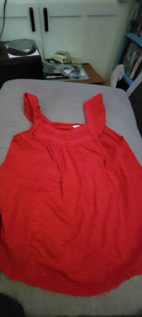 Maurices Red Sleeveless Top
