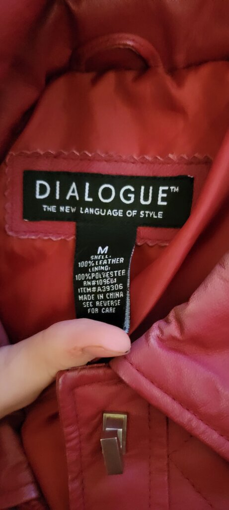 Red Leather Jacket by Dialogue