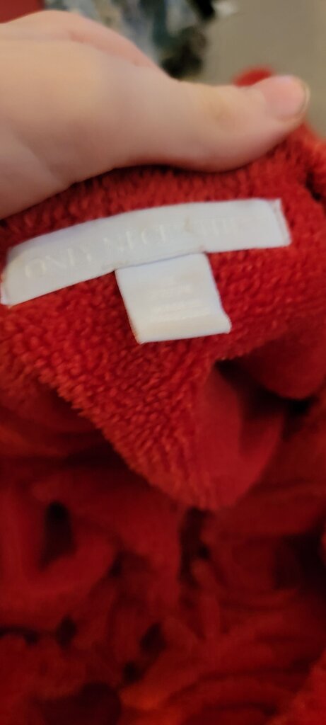 Only Necessities Red Cozy Robe