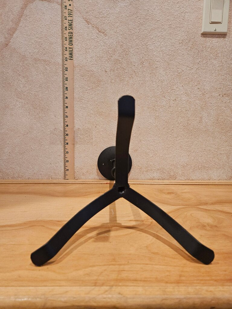 Vintage Black Cast Iron Candle Sticks Holders Candle Holder pillar Stand