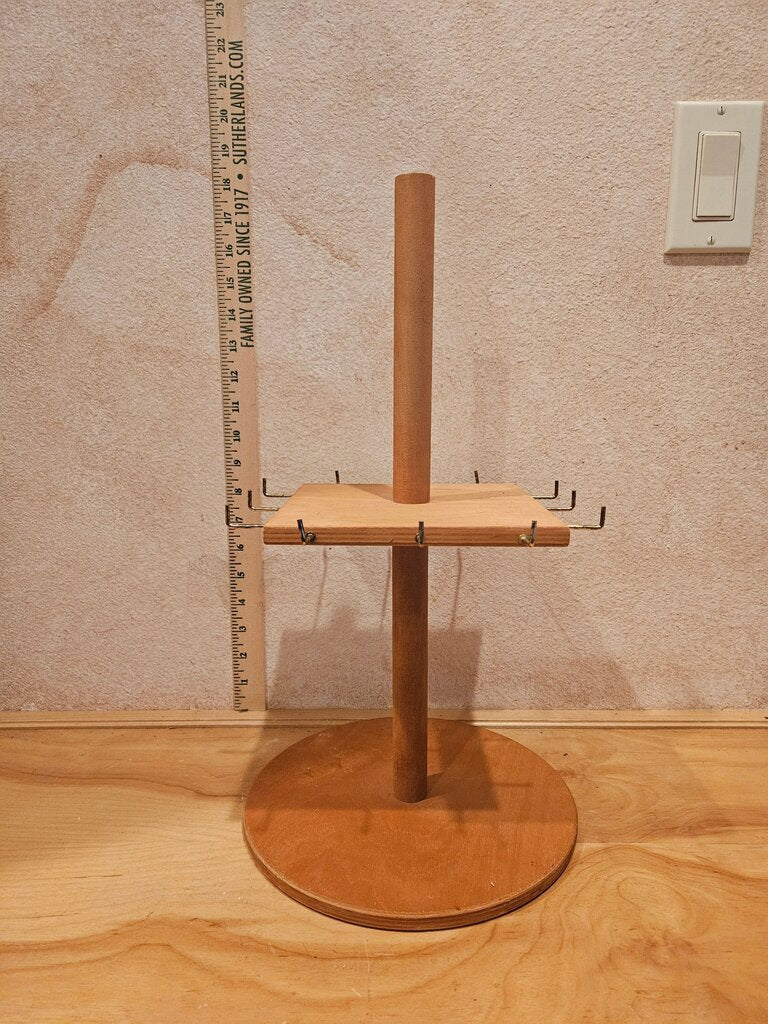Unique Wooden Ornament & Tree topper or Craft Display Tree Stand Holiday Farmhouse table decor Jewelry Organizer