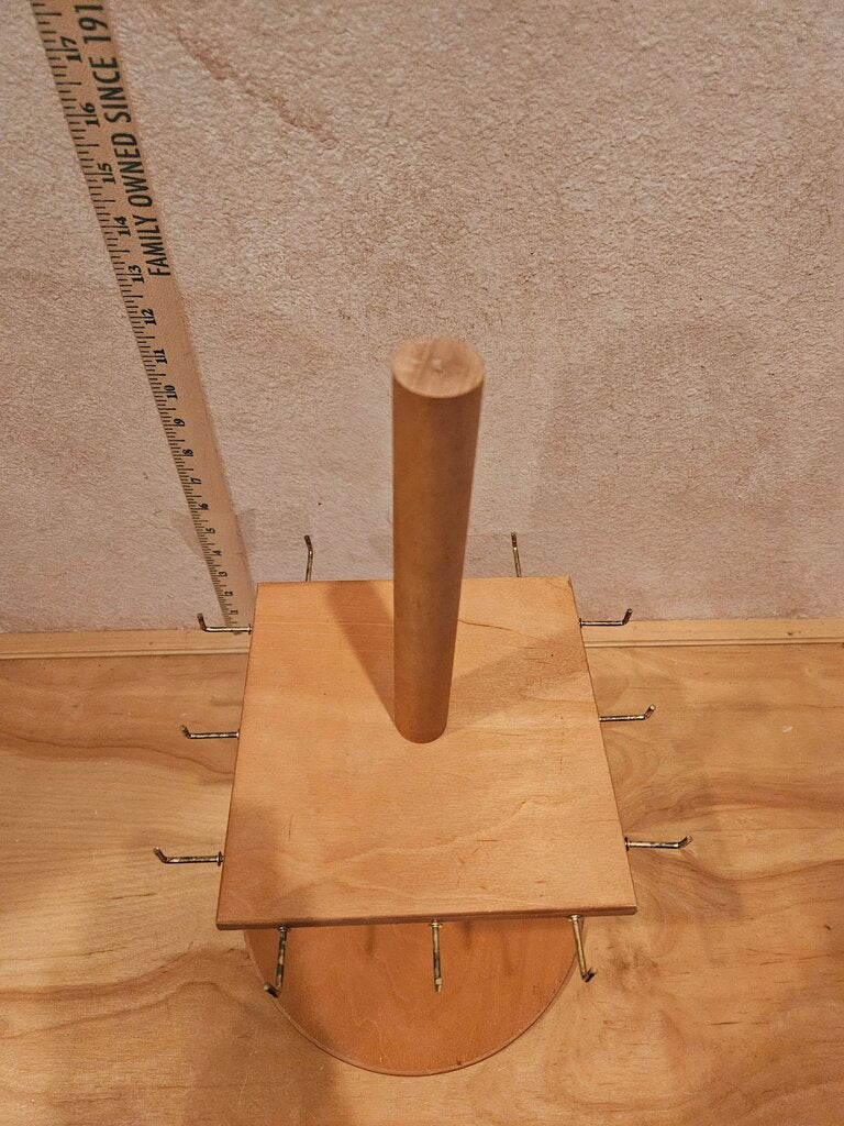 Unique Wooden Ornament & Tree topper or Craft Display Tree Stand Holiday Farmhouse table decor Jewelry Organizer