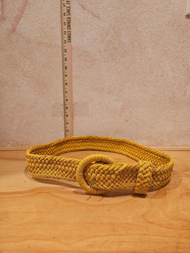 Woven Yellow Belt