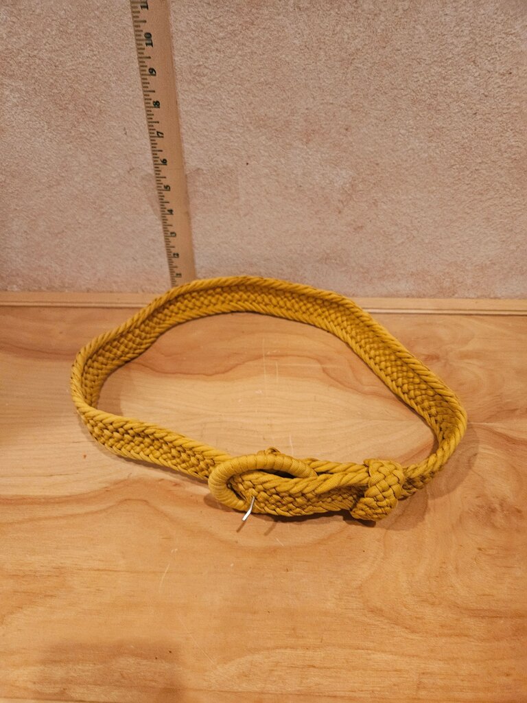 Woven Yellow Belt