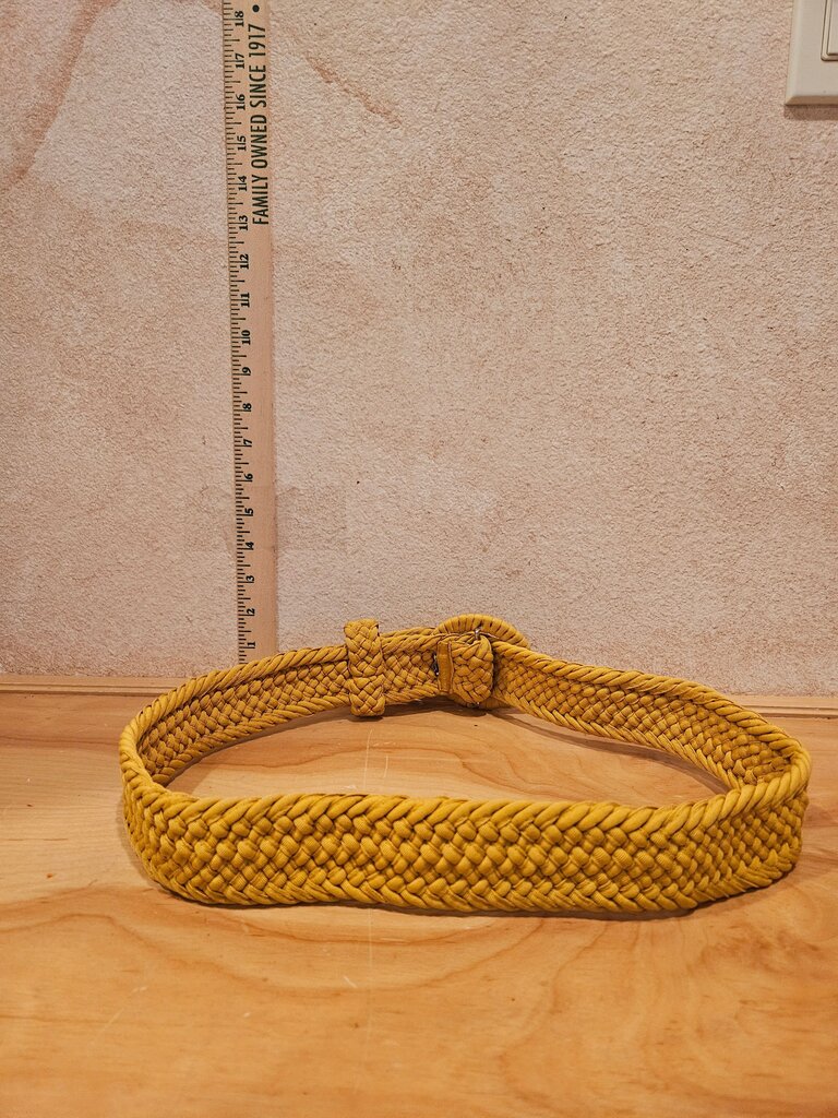 Woven Yellow Belt