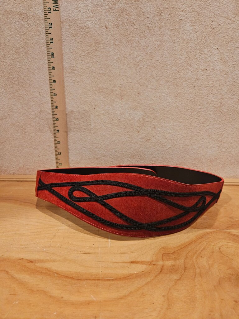 Liz Claiborne Red Leather Headband