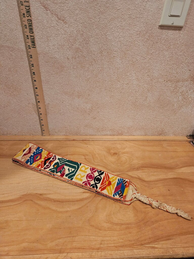 Colorful Handwoven Fabric Belt