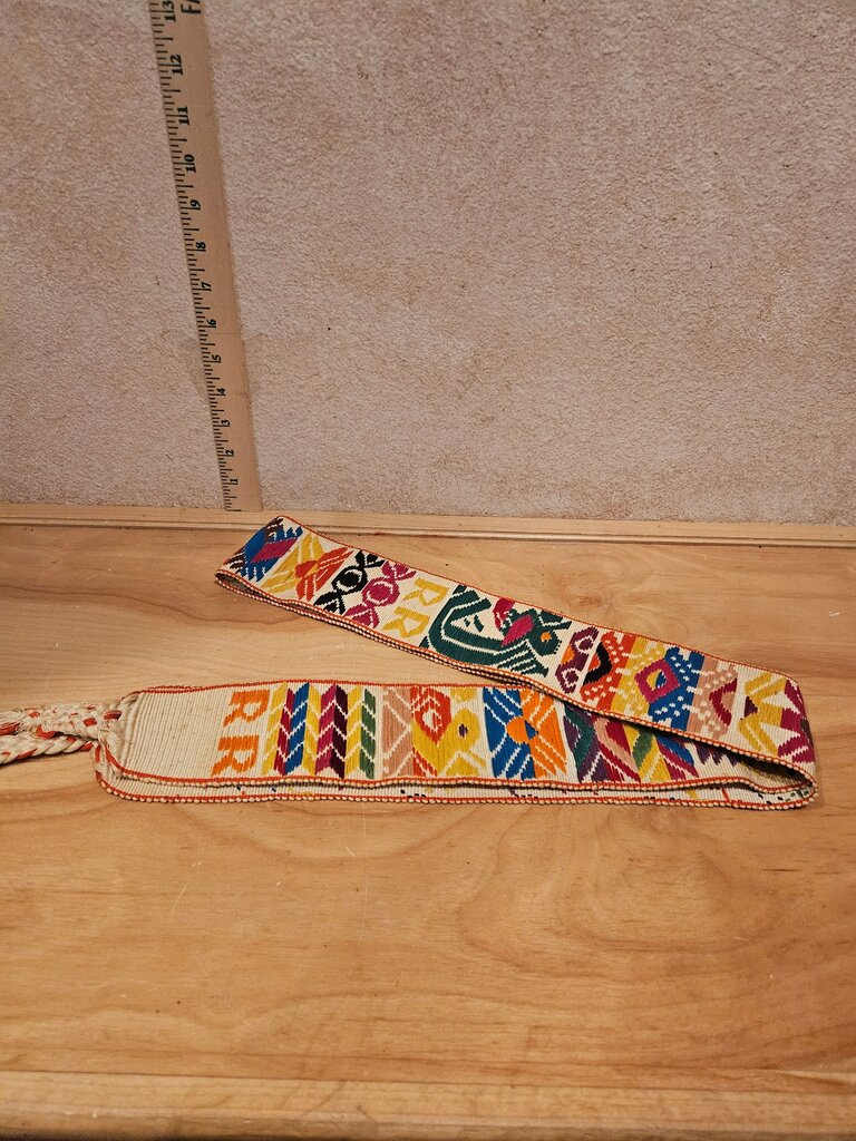 Colorful Handwoven Fabric Belt