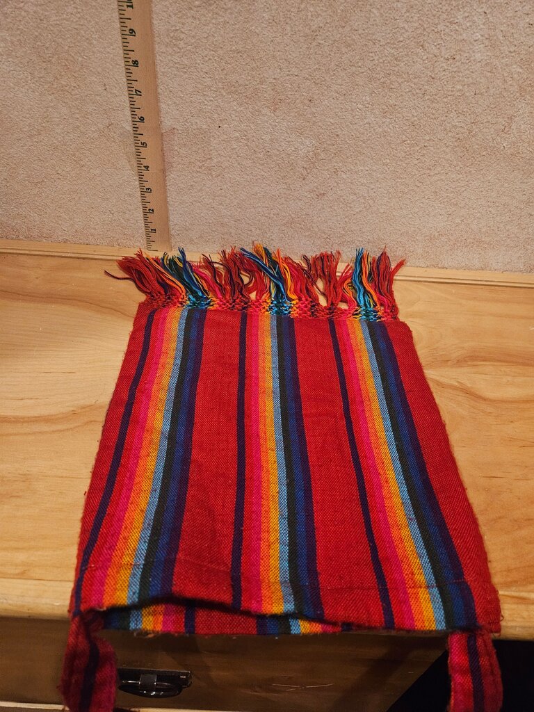 Colorful Handwoven Textile Sling Bag