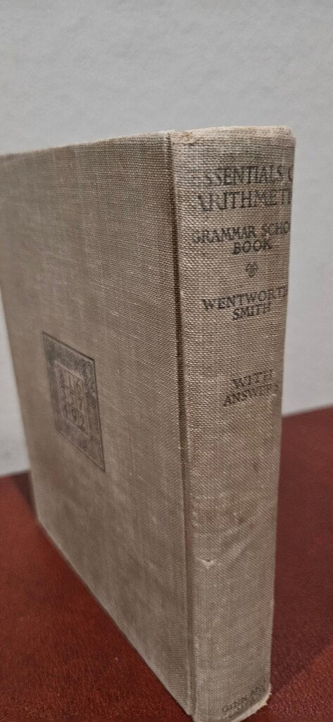 Essentials of Arithmetic Grammar School Book