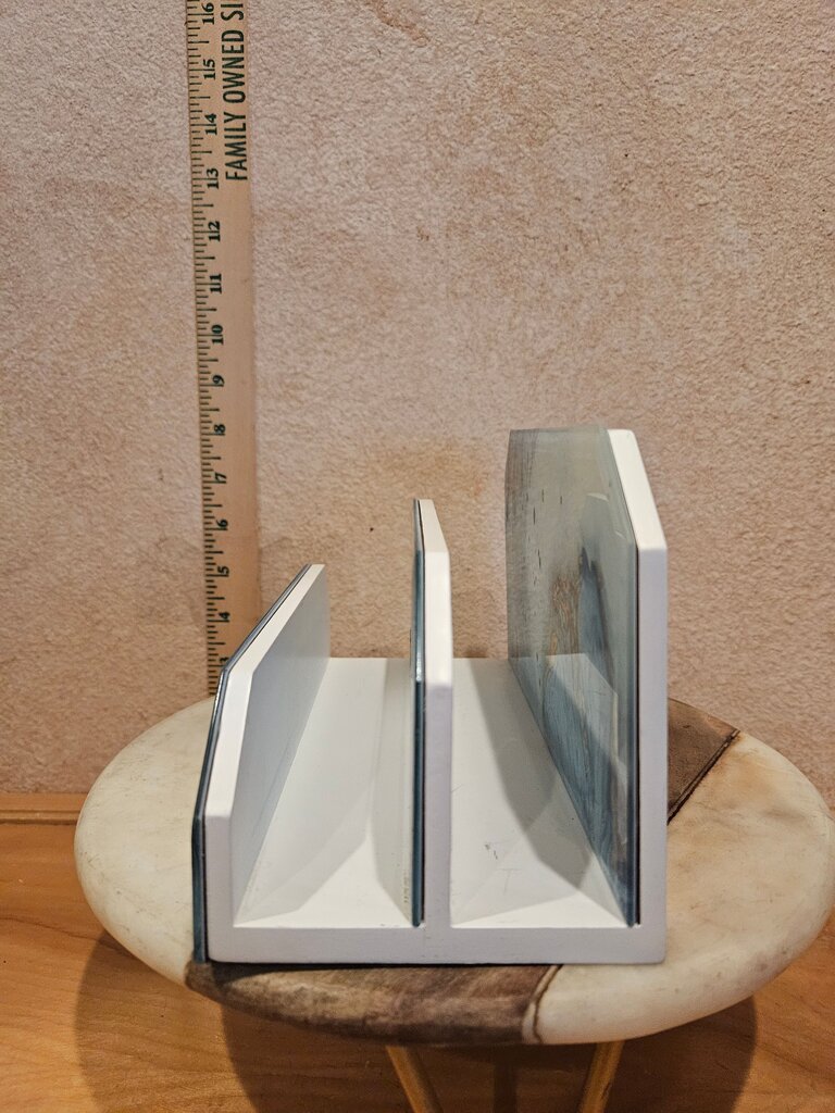 Blue Marble Storage Desktop Organizer Desk Paper folder holder for Office School College Desk