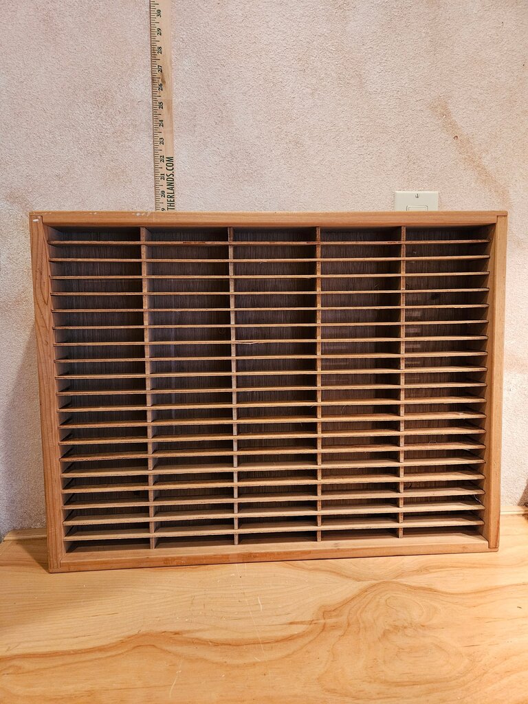 Vintage Napa 100 cassette tape wall mountable holder rack OR independent standing media organizer display