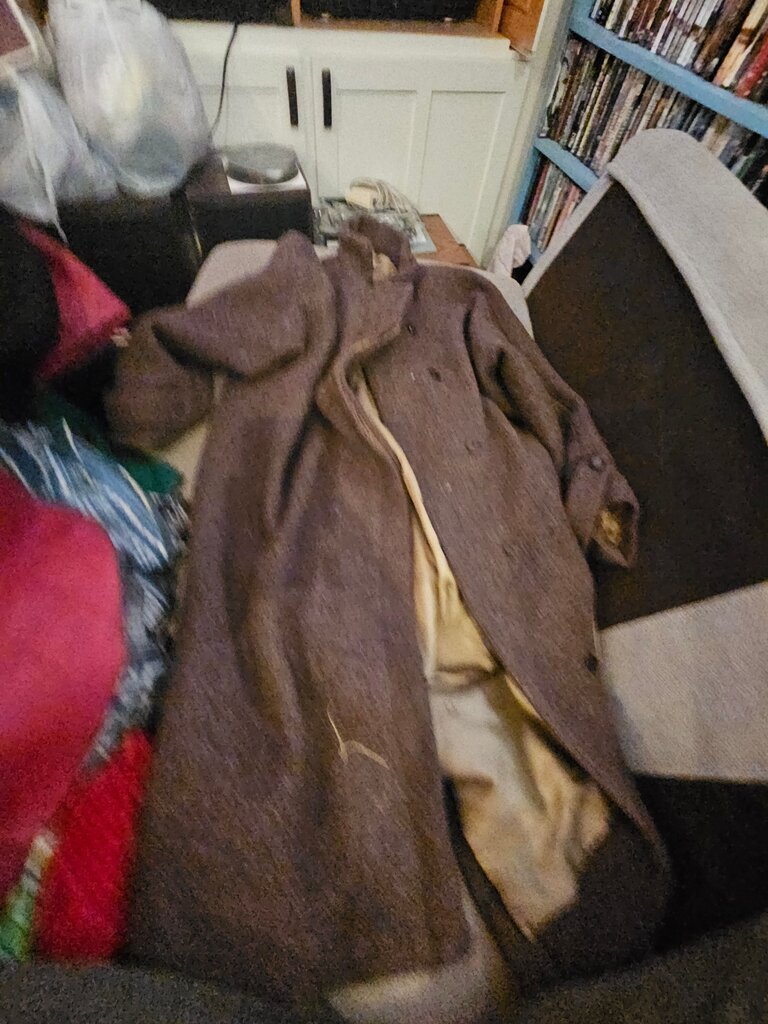 Vintage Double-Breasted Overcoat
