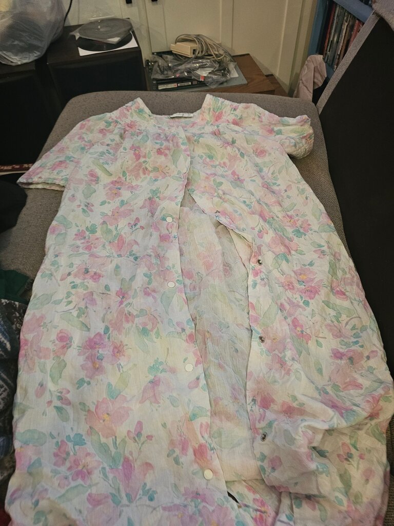 Miss Elaine Floral House Dress